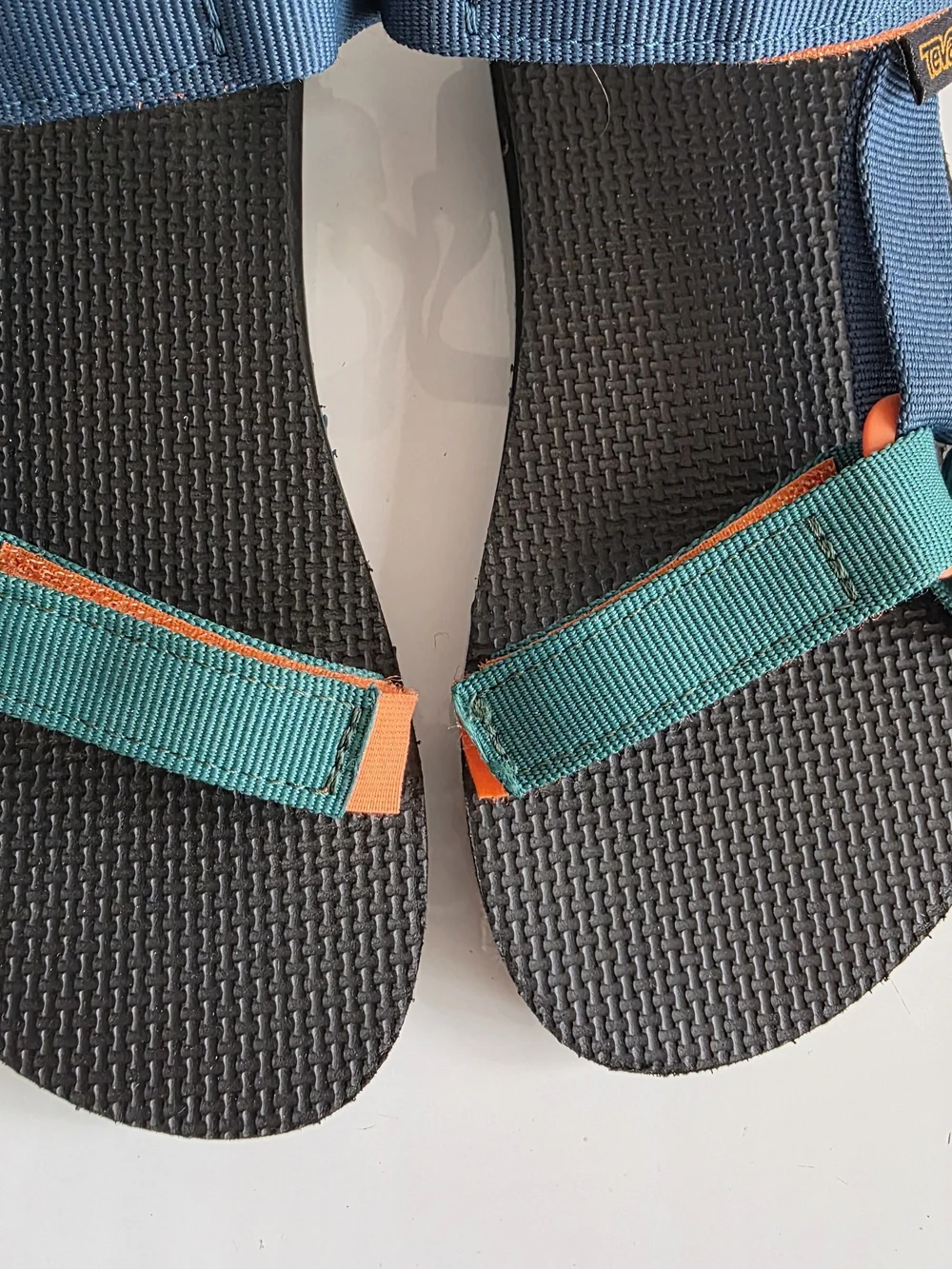 Teva Colorblock Kids  Sport Sandals in Teal, Navy & Black. UNISEX SIZE 4